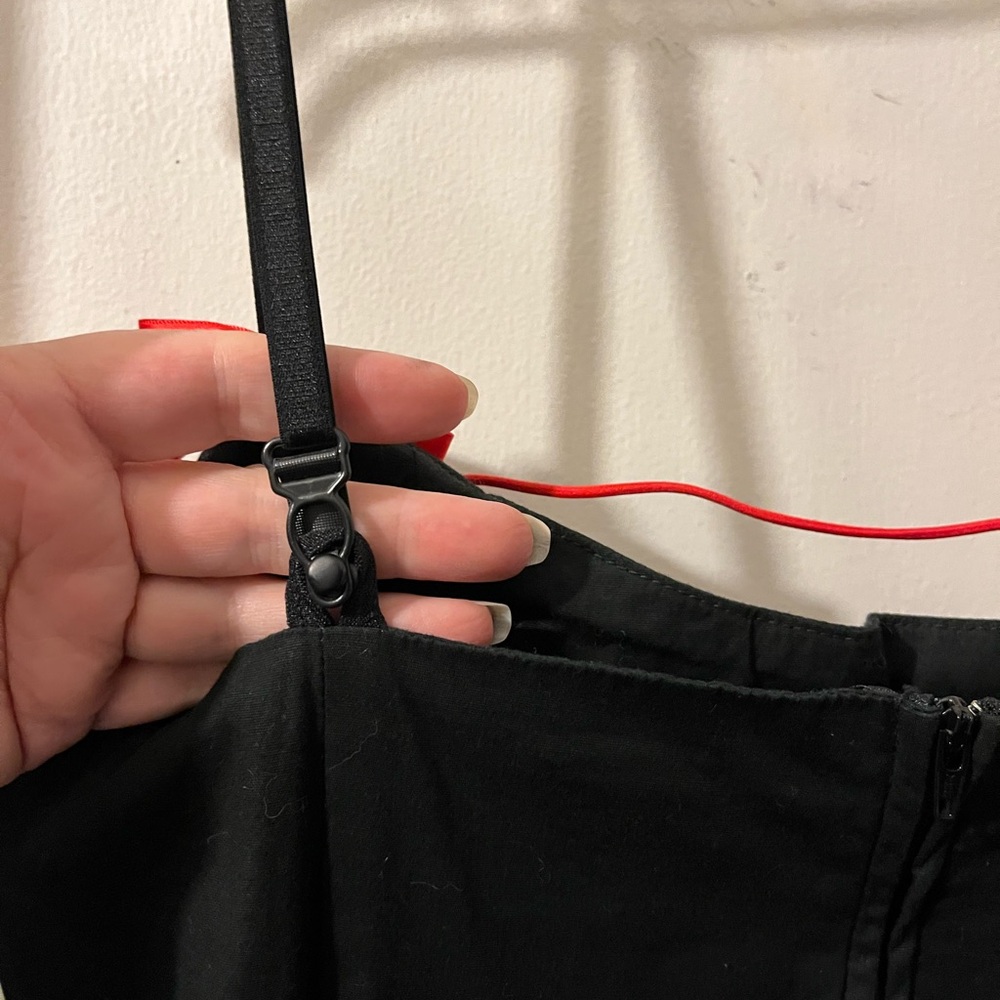 Lucky 13- no tag/ XL- black sundress w/ red trim & elastic @ bust. VGC. - Picture 6 of 6